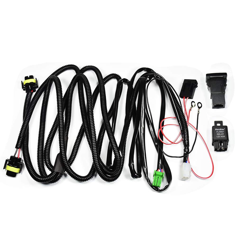 Amazon | YUNPICAR H8/H11/H16 フォグランプ配線 H8/H11/H16 HID